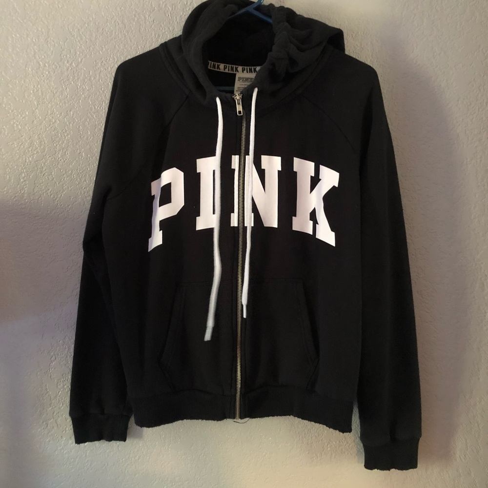 PINK full zip hoodie